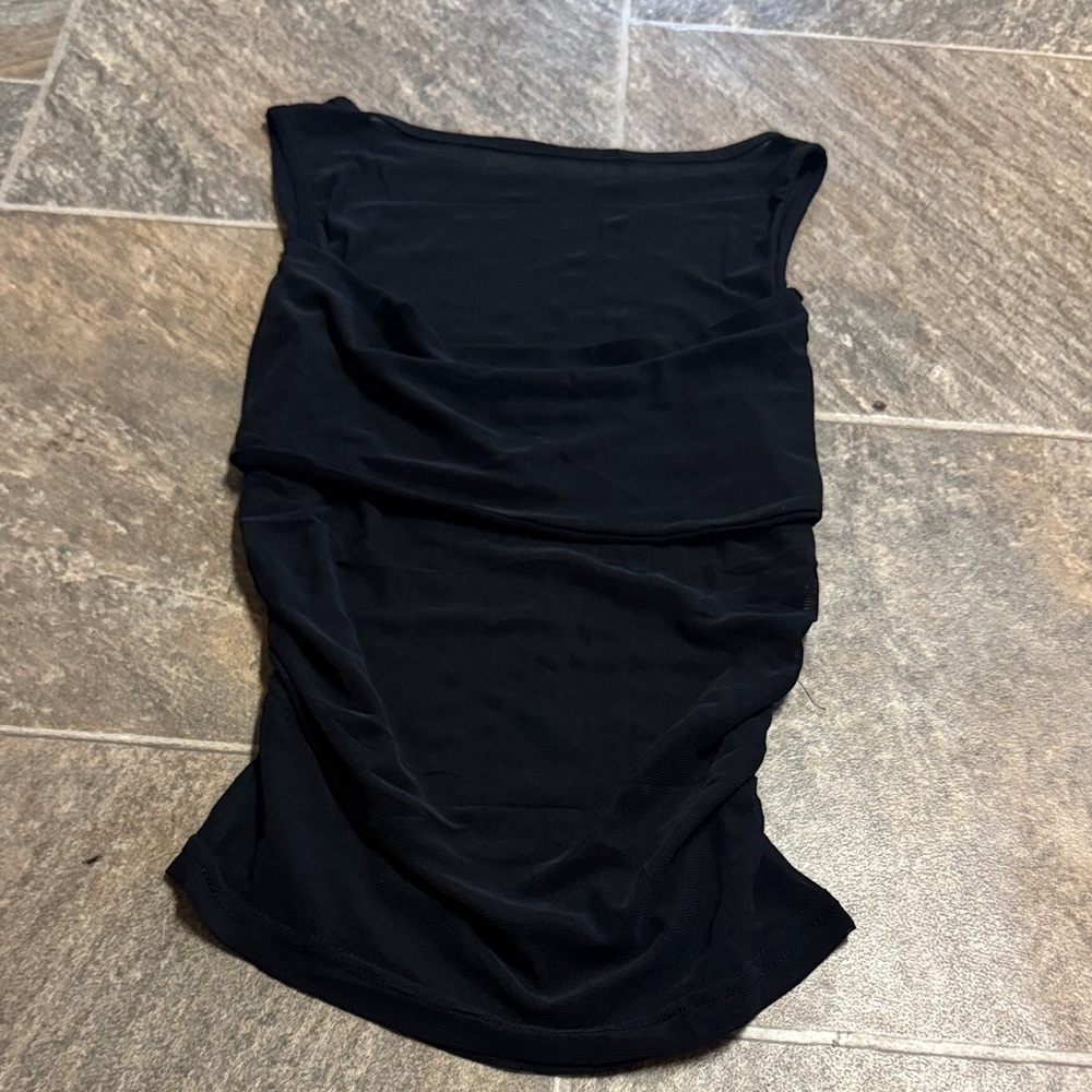 Black Sleeveless Top